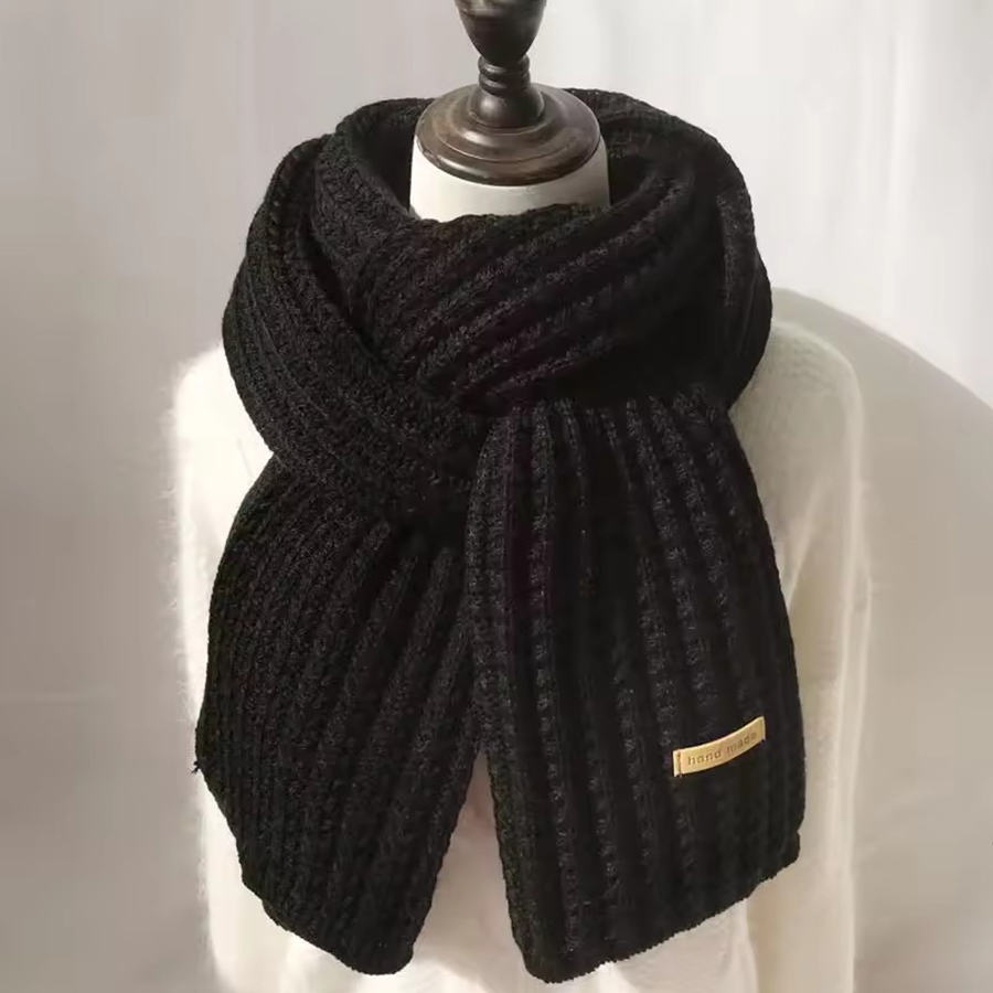 Thick Cable Knit Warm Cashmere - مراجعة Muffler Men Wool وسعره