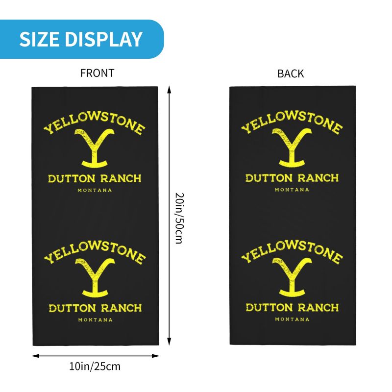 Yellowstone Dutton Ranch Print - مراجعة Neck Warmer Tube وسعره