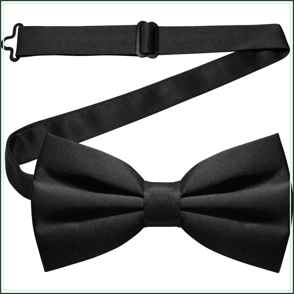 Solid Color Pre-tied Bow Tie A - مراجعة Bow Tie Pre Tied وسعره