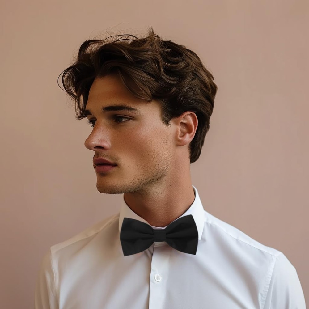 Solid Color Pre-tied Bow Tie A - مراجعة Bow Tie Pre Tied وسعره