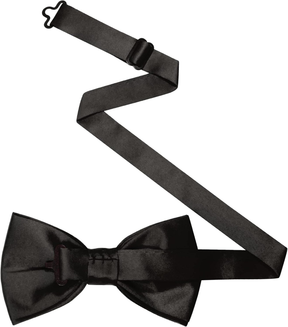 Solid Color Pre-tied Bow Tie A - مراجعة Bow Tie Pre Tied وسعره