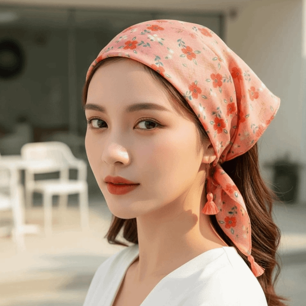 Neck Wrap Cotton-Linen Square  - مراجعة Bandana Cotton وسعره