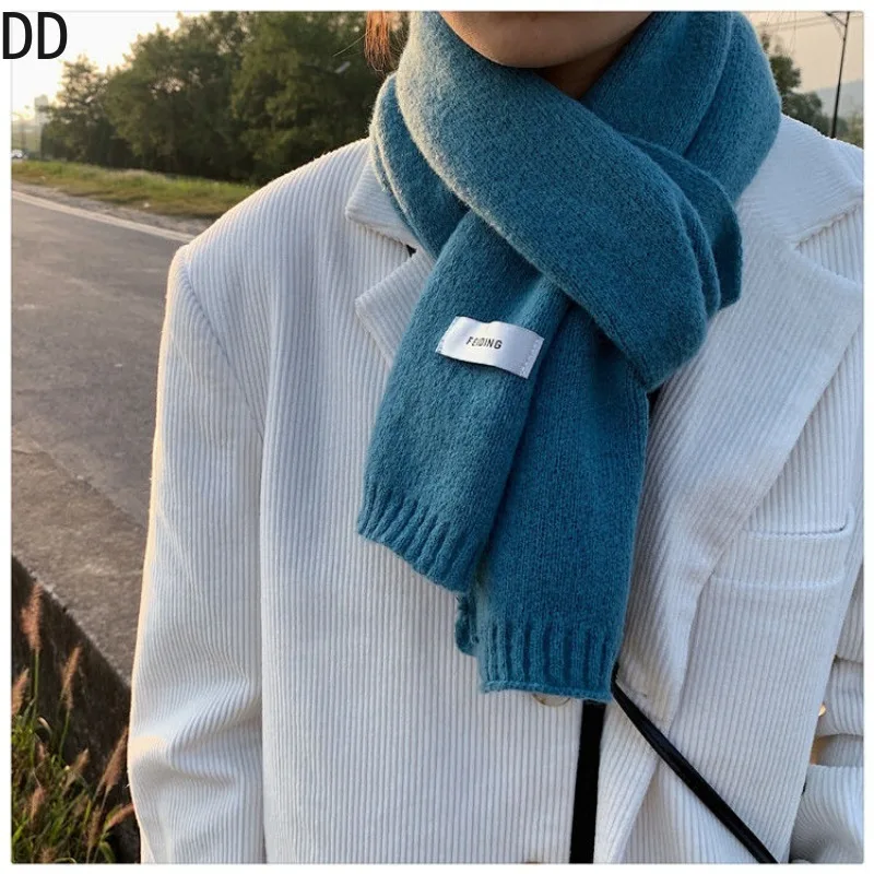 Simple Chic Solid Soft Scarf A - مراجعة Muffler Men Wool وسعره