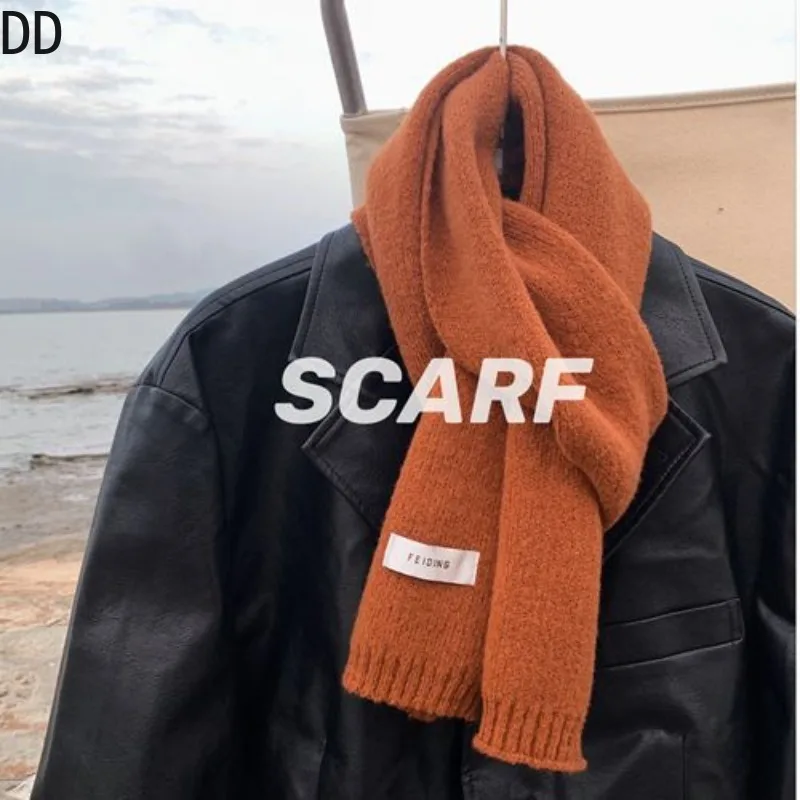 Simple Chic Solid Soft Scarf A - مراجعة Muffler Men Wool وسعره