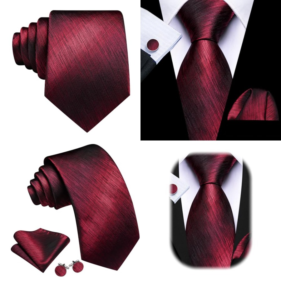 Tie Sets for Men Silk Stripe N - مراجعة Silk Tie Striped وسعره