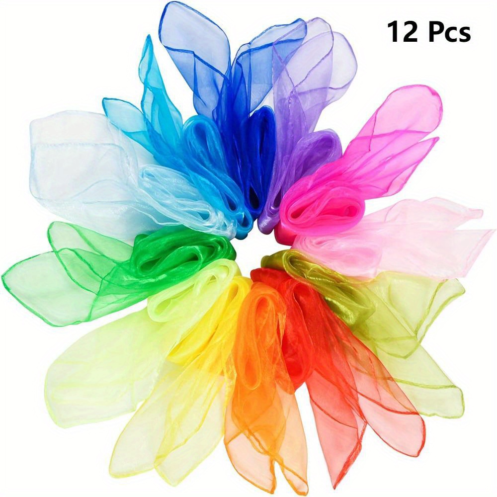 10pcs/12pcs New Style Square J - مراجعة Scarf Silk Square وسعره