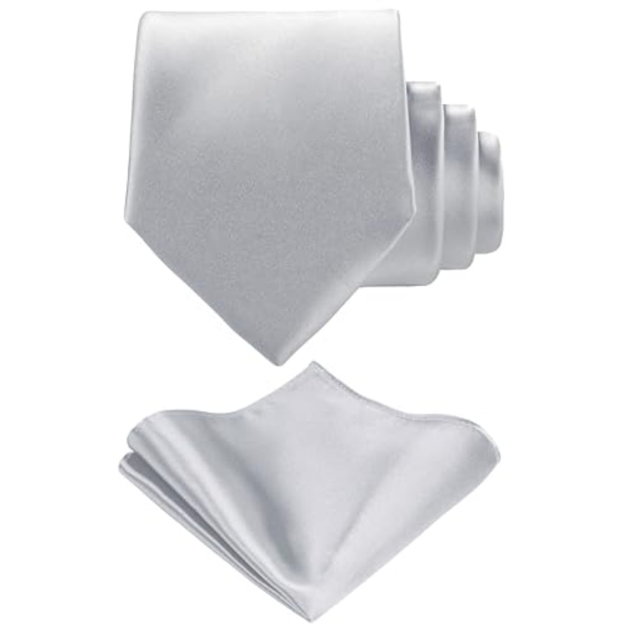 Solid Satin Woven dyed Color F - مراجعة Pocket Square Set وسعره