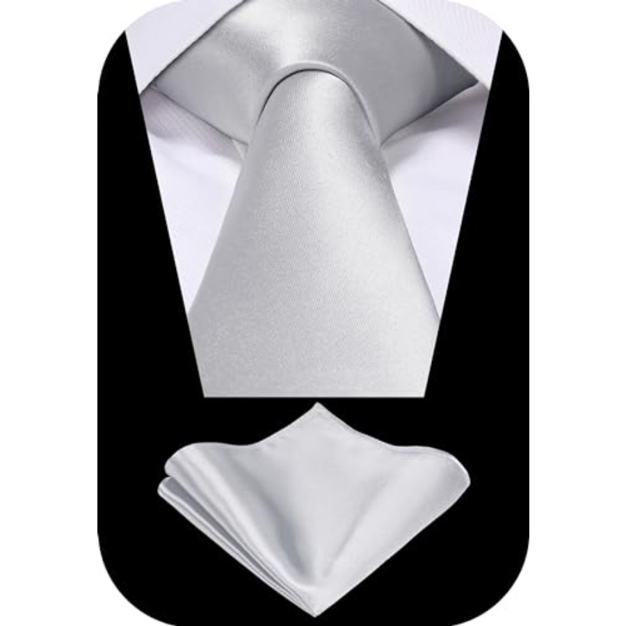 Solid Satin Woven dyed Color F - مراجعة Pocket Square Set وسعره
