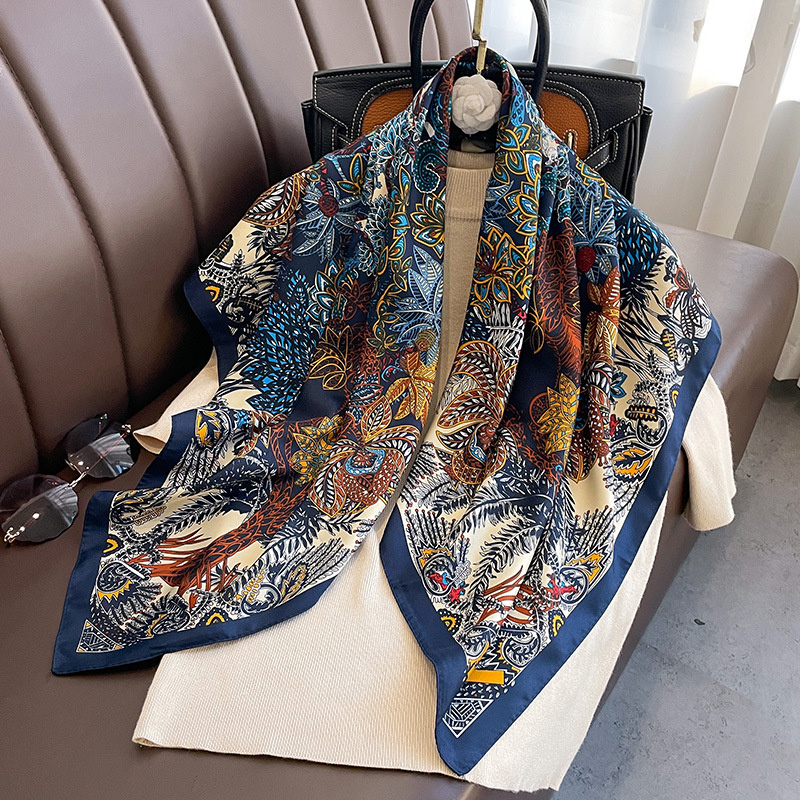 90*90cm Square Scarf Twill Cot - مراجعة Bandana Cotton وسعره