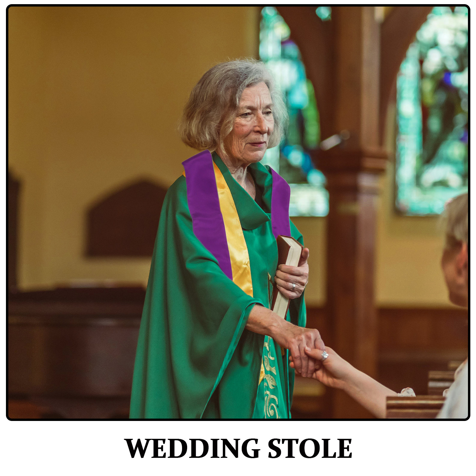 Reversible Wedding Pastor Stol - مراجعة Stole Wedding Shawl وسعره