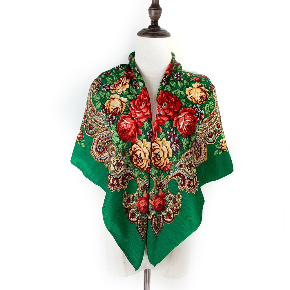 100*100cm Russian National Squ - مراجعة Bandana Cotton وسعره