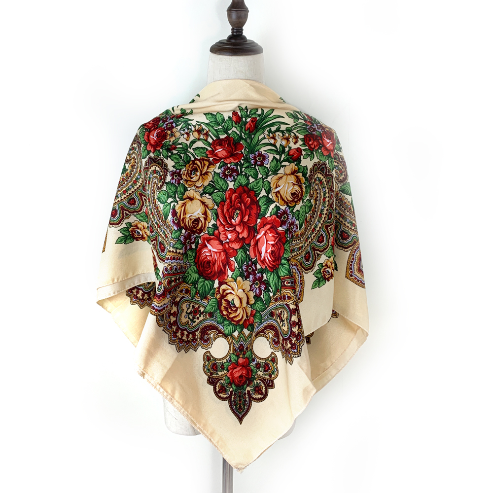 100*100cm Russian National Squ - مراجعة Bandana Cotton وسعره