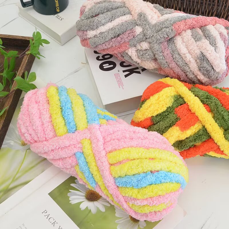 Cat Tail Yarn, Extra Thick Ice - مراجعة Woven Scarf Blanket وسعره