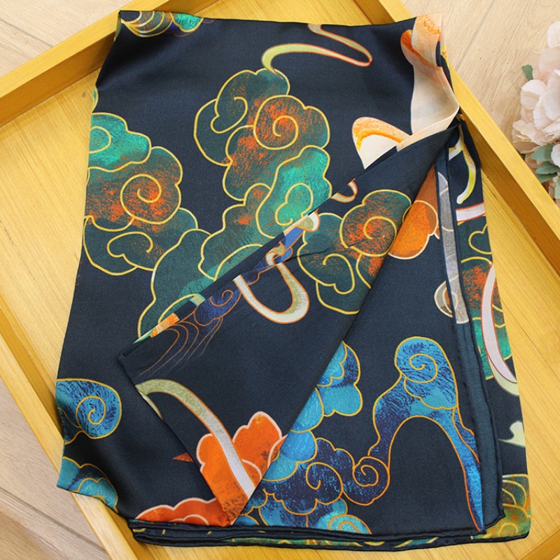 New Luxury 110x110cm Real Silk - مراجعة Pashmina Wrap Large وسعره