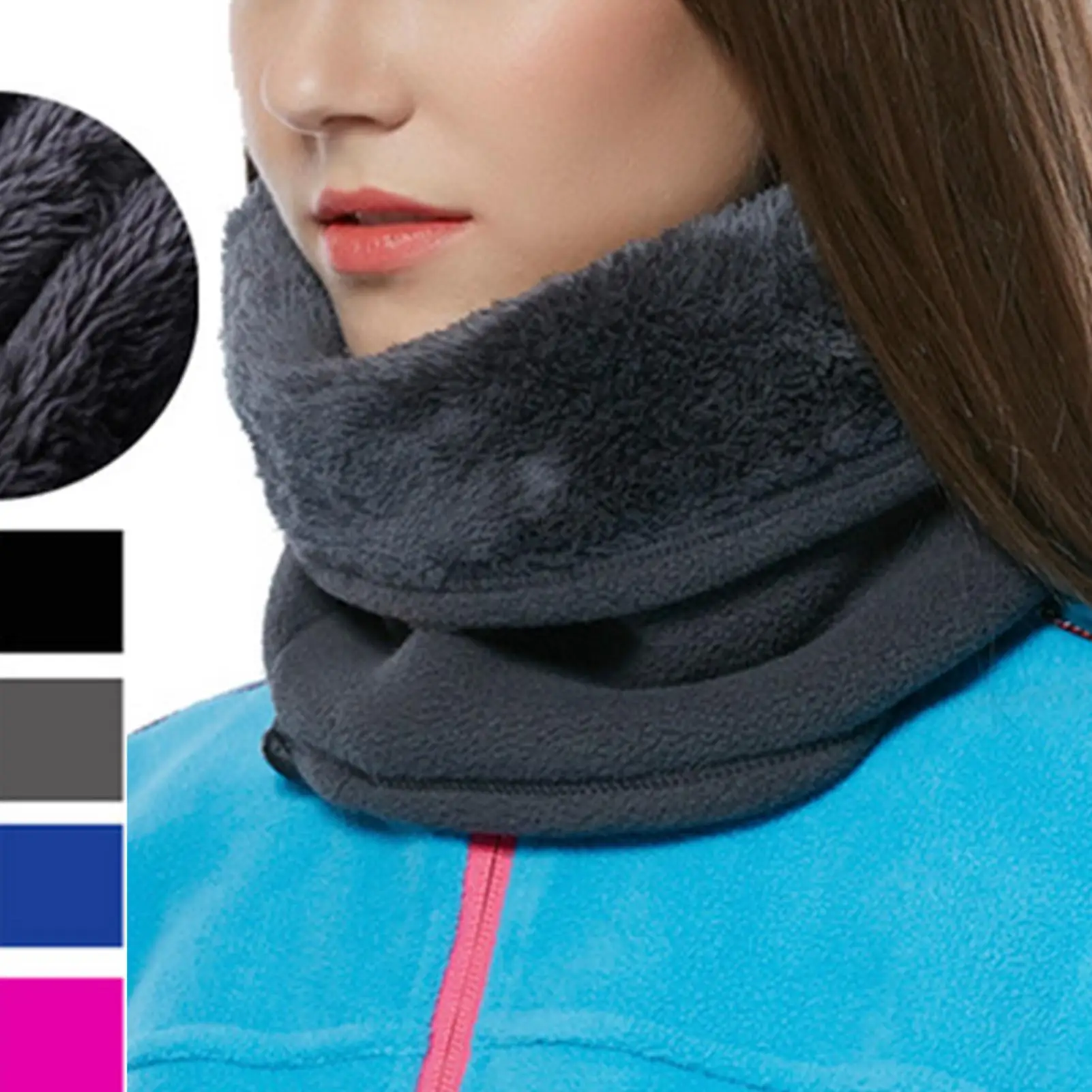 Outdoor Women Men Winter Warm  - مراجعة Infinity Scarf Knit وسعره
