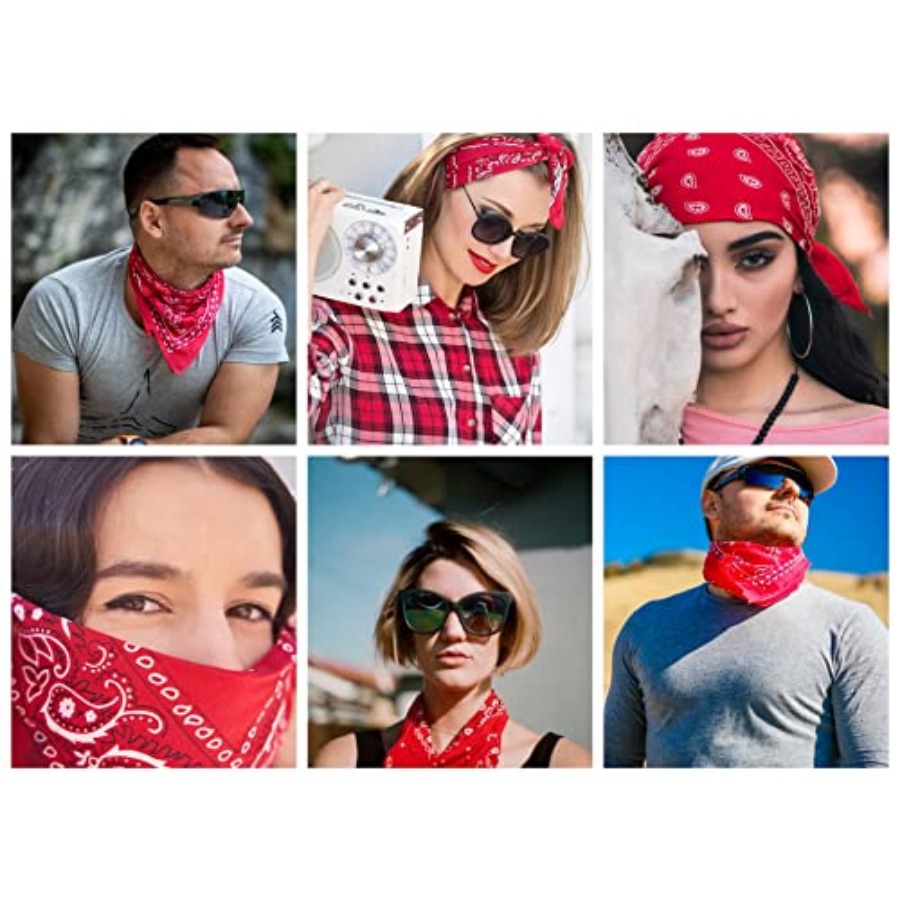 Gift Packaging Bandana for Men - مراجعة Handkerchief Cotton Men وسعره