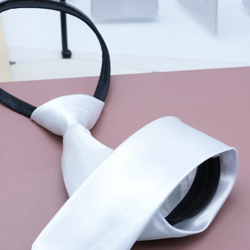 Fashionable Zippered Neck Tie  - مراجعة Bow Tie Pre Tied وسعره