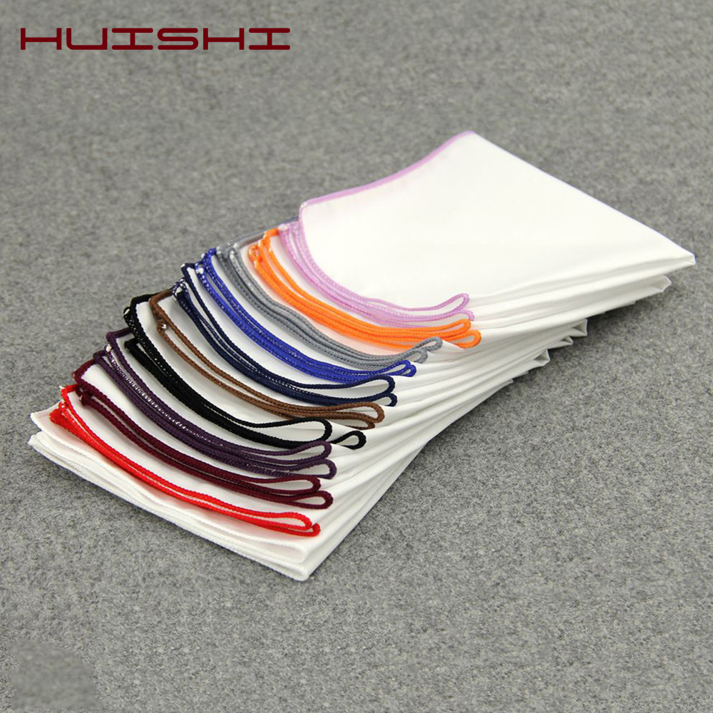 New Hanky Men's White Pocket S - مراجعة Handkerchief Cotton Men وسعره