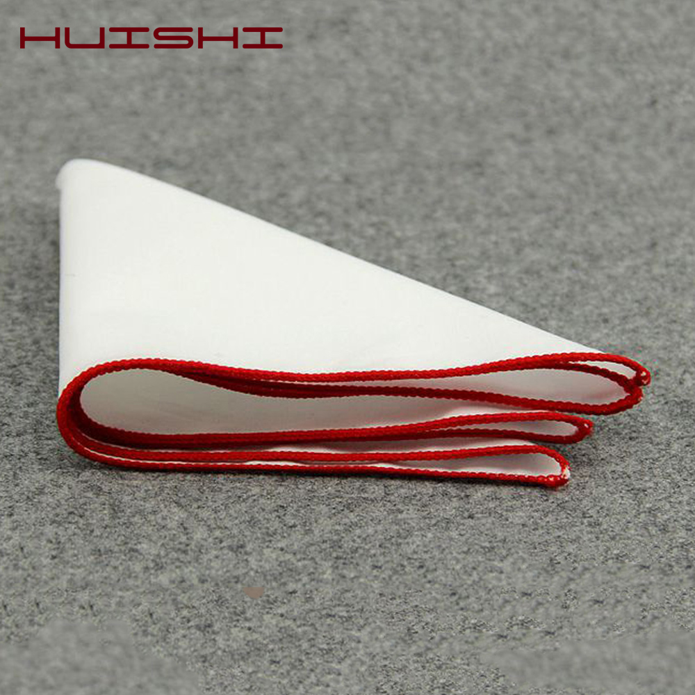 New Hanky Men's White Pocket S - مراجعة Handkerchief Cotton Men وسعره