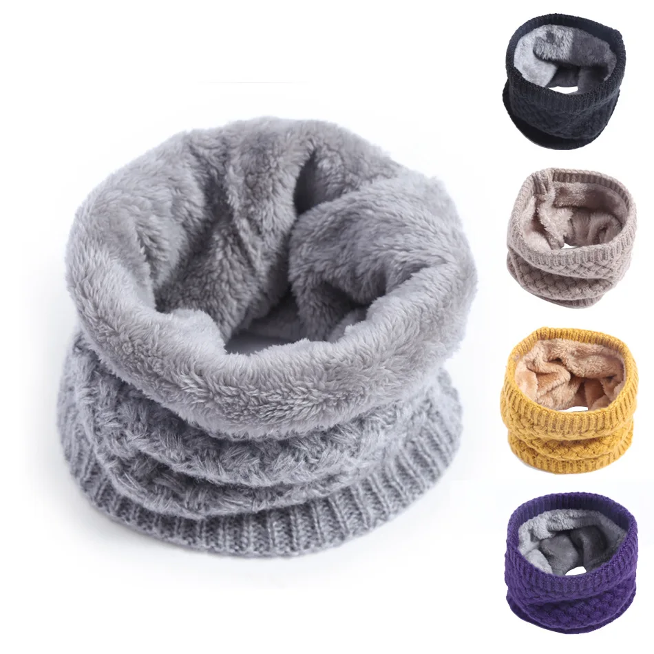 Kids Girls/Boys Winter Knitted - مراجعة Infinity Scarf Knit وسعره