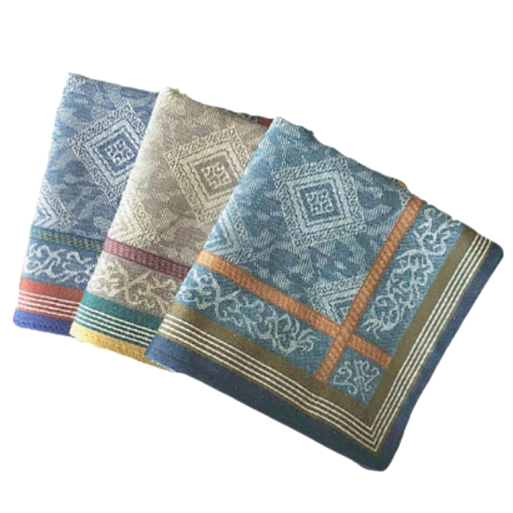 3pcs Classic Mens Plaid Handke - مراجعة Handkerchief Cotton Men وسعره