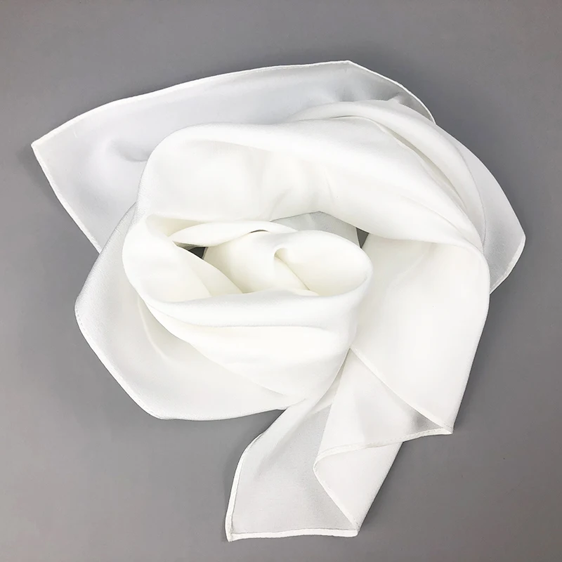 New Women Silk Scarf Square Ne - مراجعة Ascot Neck Scarf وسعره