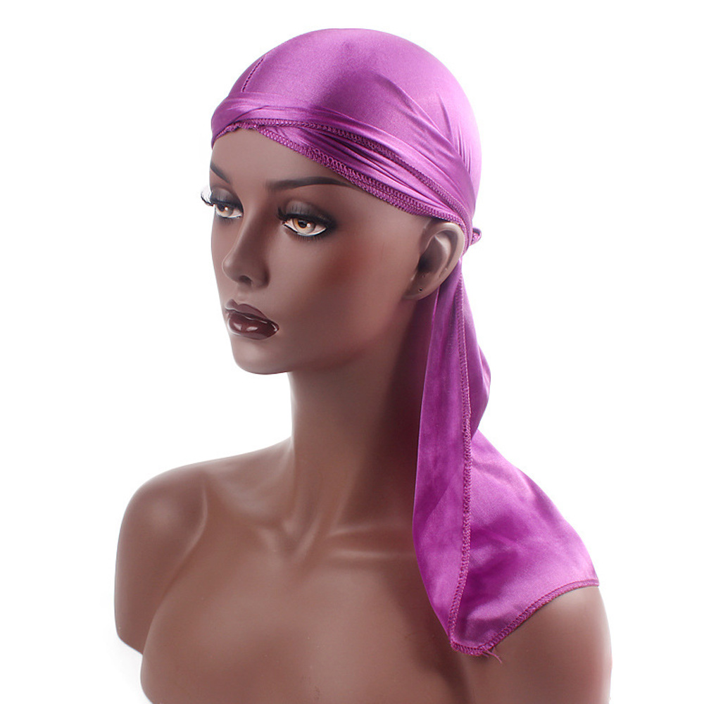 Unisex Adult Satin Long Tail D - مراجعة Bandana Doo Rag وسعره