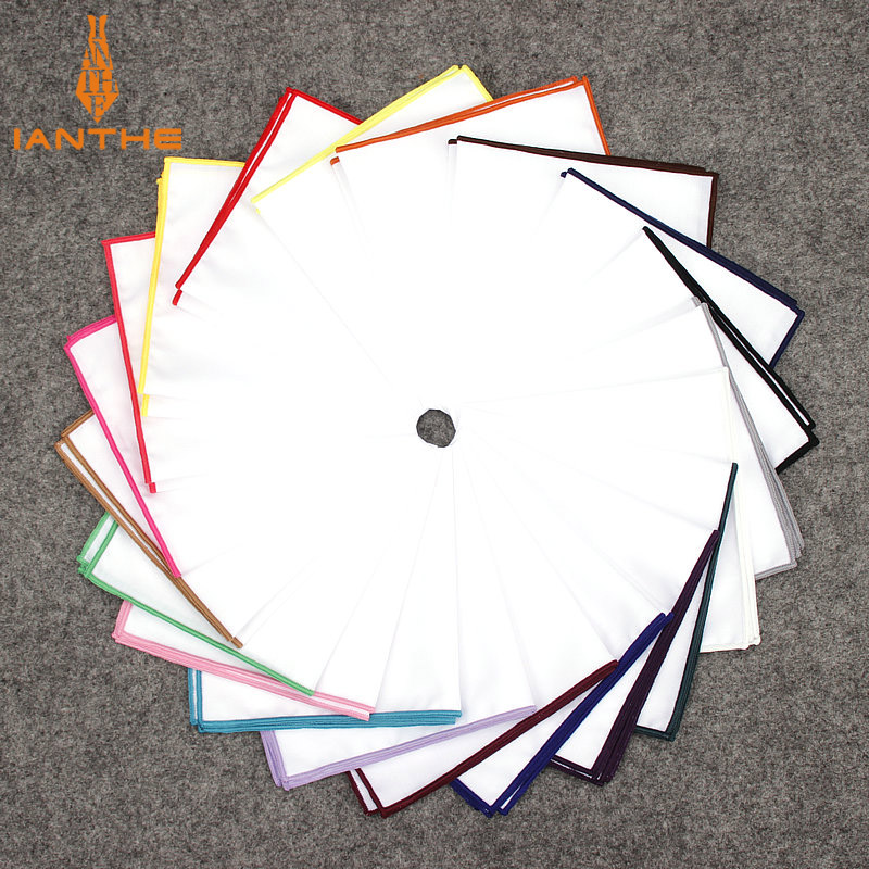 2018 Fashion Mens Cotton White - مراجعة Handkerchief Cotton Men وسعره