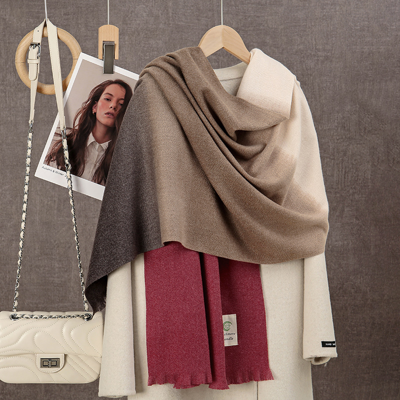New 2024 Gradient Cashmere Sca - مراجعة Woven Scarf Blanket وسعره