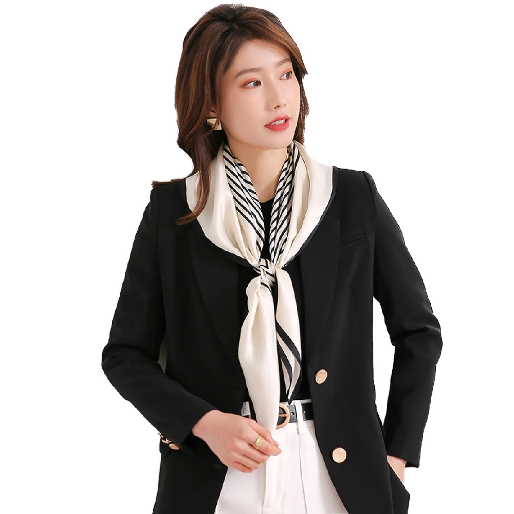 Vintage 100% Silk Scarf Women  - مراجعة Silk Tie Striped وسعره