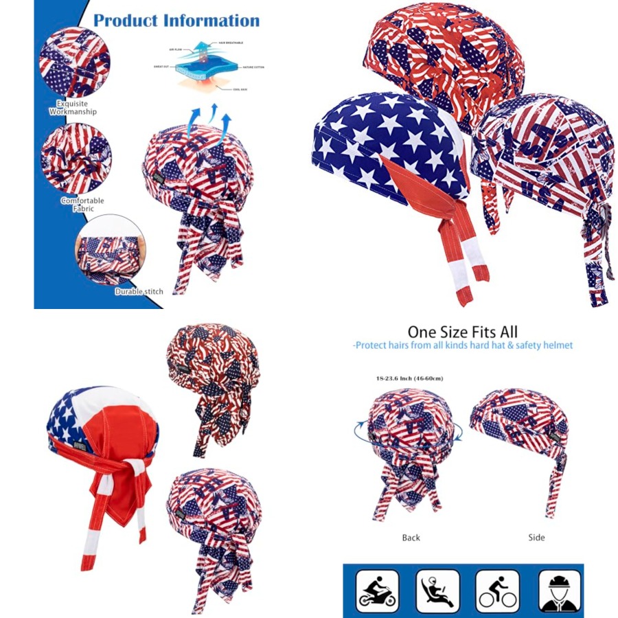 Cooling Do Rags Sweat Wicking  - مراجعة Bandana Doo Rag وسعره