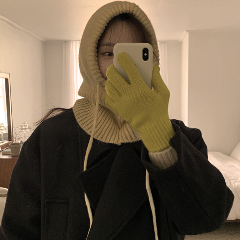 Knitted Hooded Infinity Scarf  - مراجعة Infinity Scarf Knit وسعره