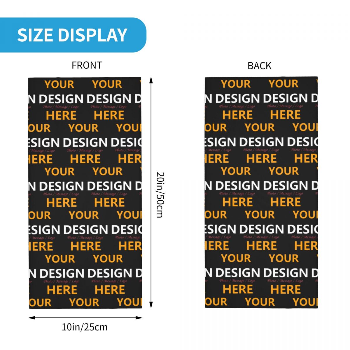 Custom Your Design Here Bandan - مراجعة Neck Warmer Tube وسعره