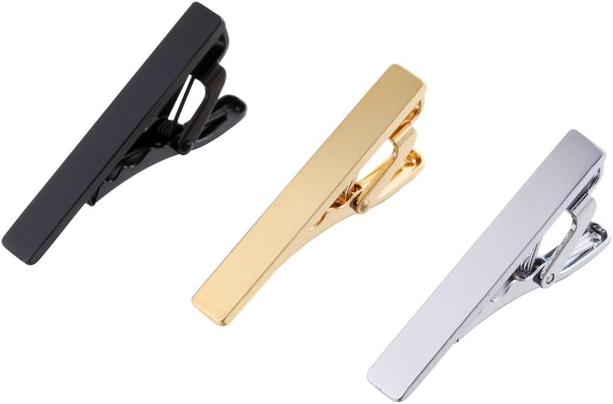 Men's Skinny Tie Clip Set 3 To - مراجعة Tie Clip Silver وسعره