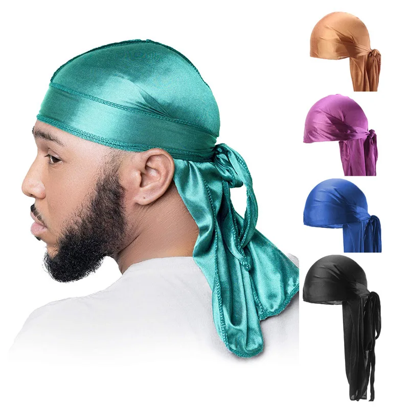 5Pcs Silk Durag Bandana Turban - مراجعة Bandana Doo Rag وسعره