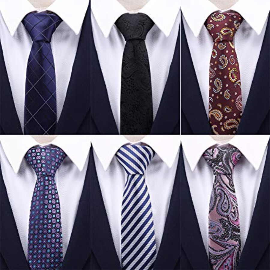 4 Packs Skinny Neckties for Me - مراجعة Skinny Tie Men وسعره