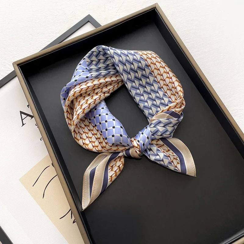 New scarf women spring printed - مراجعة Scarf Silk Square وسعره