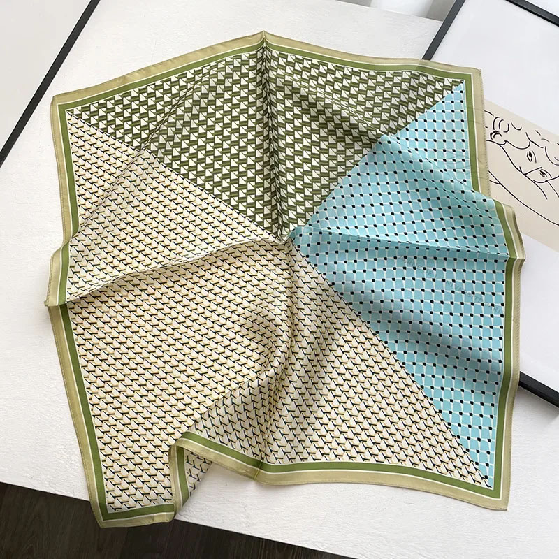 New scarf women spring printed - مراجعة Scarf Silk Square وسعره