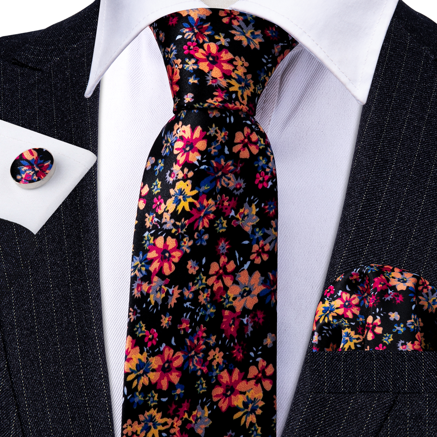 Designer Mens Tie Jacquard Nec - مراجعة Pocket Square Set وسعره