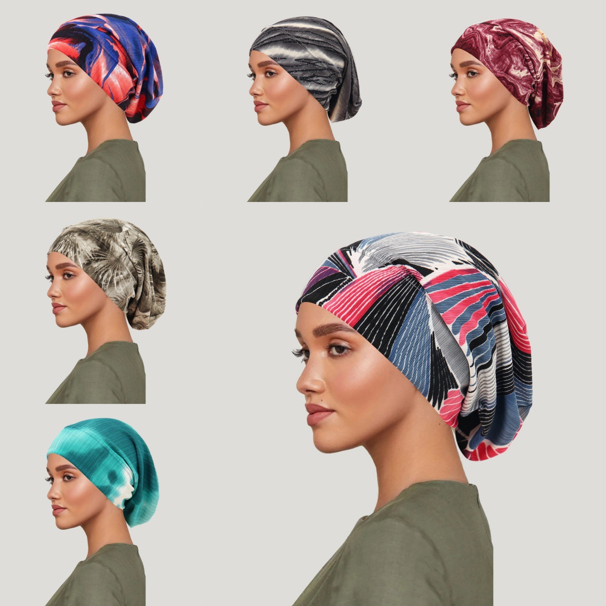 2026 New Tie-dye Hair Cover Ca - مراجعة Head Wrap Turban وسعره