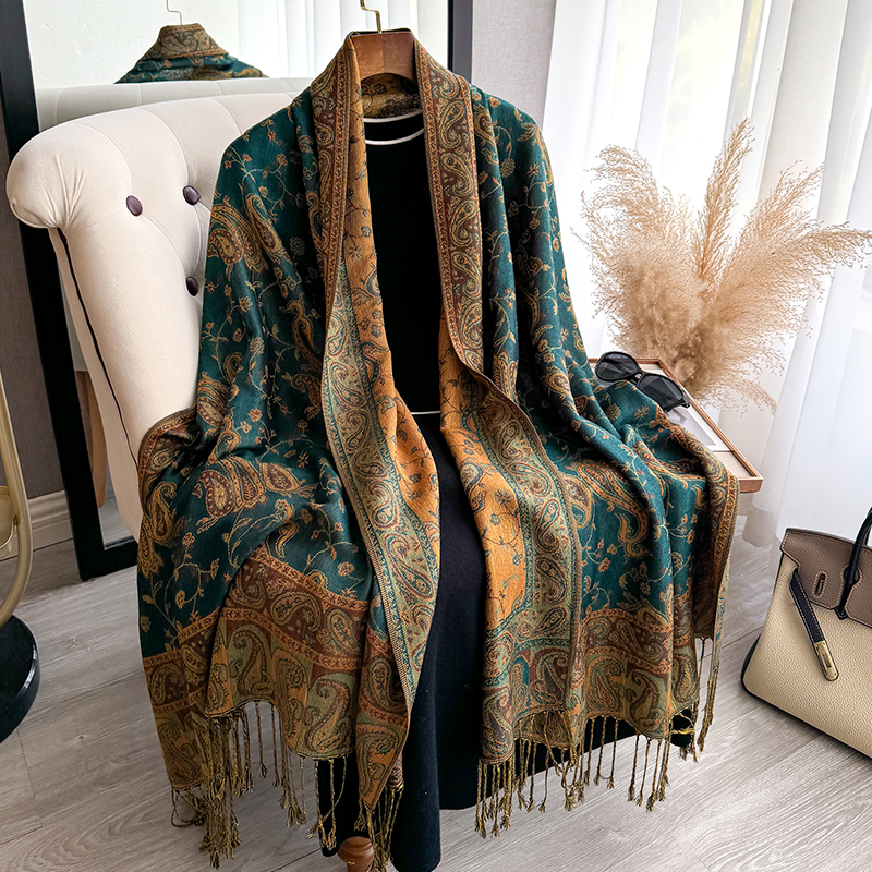 Tassel Blanket Design Thick Pa - مراجعة Woven Scarf Blanket وسعره