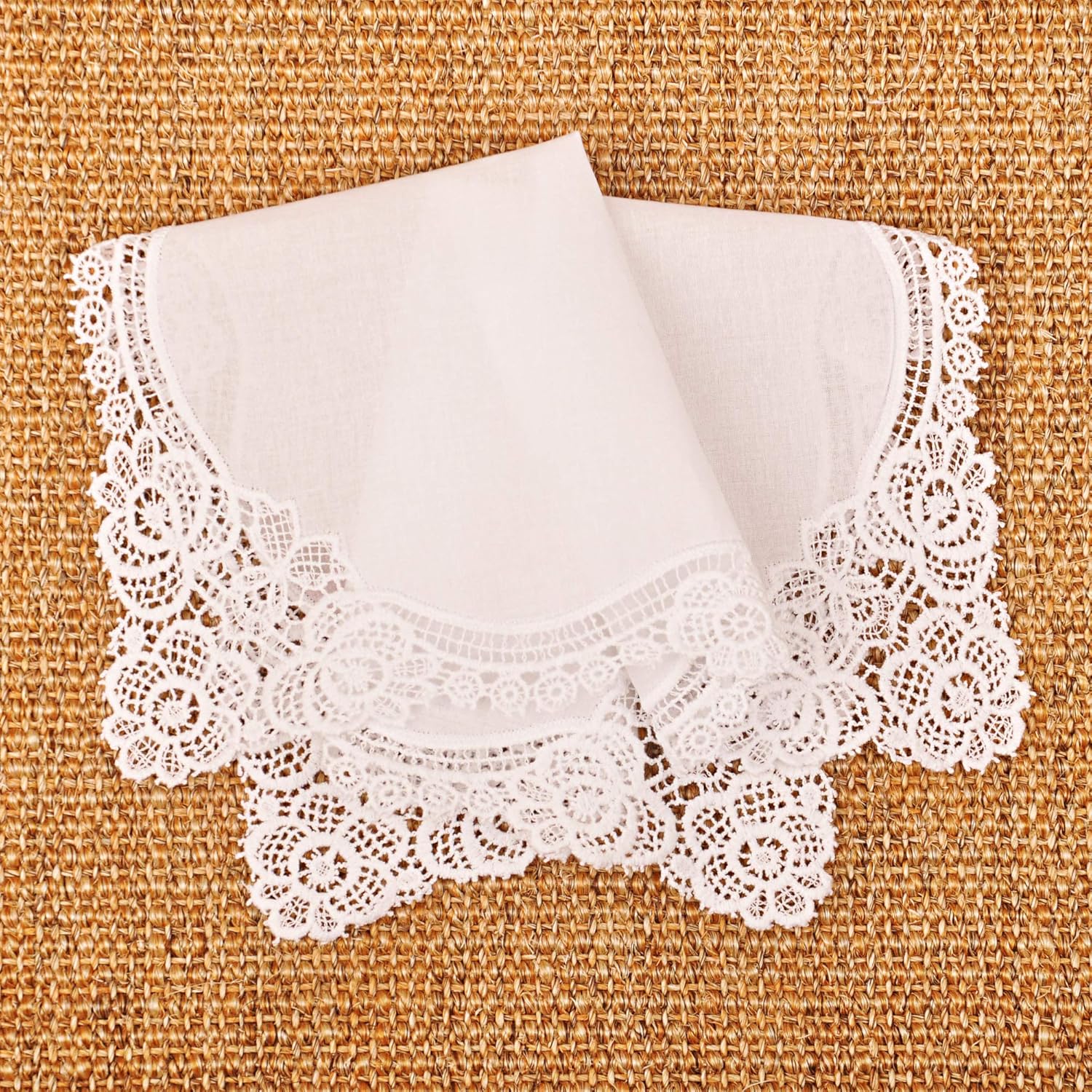 White Wedding Handkerchief Pur - مراجعة Handkerchief Cotton Men وسعره