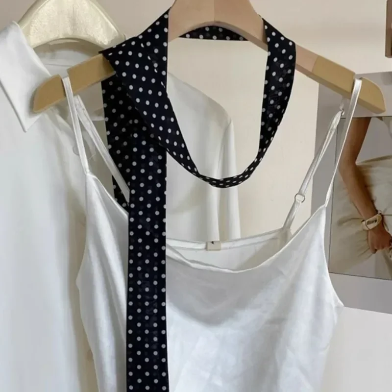 Leopard Print Scarf Retro Polk - مراجعة Silk Tie Striped وسعره