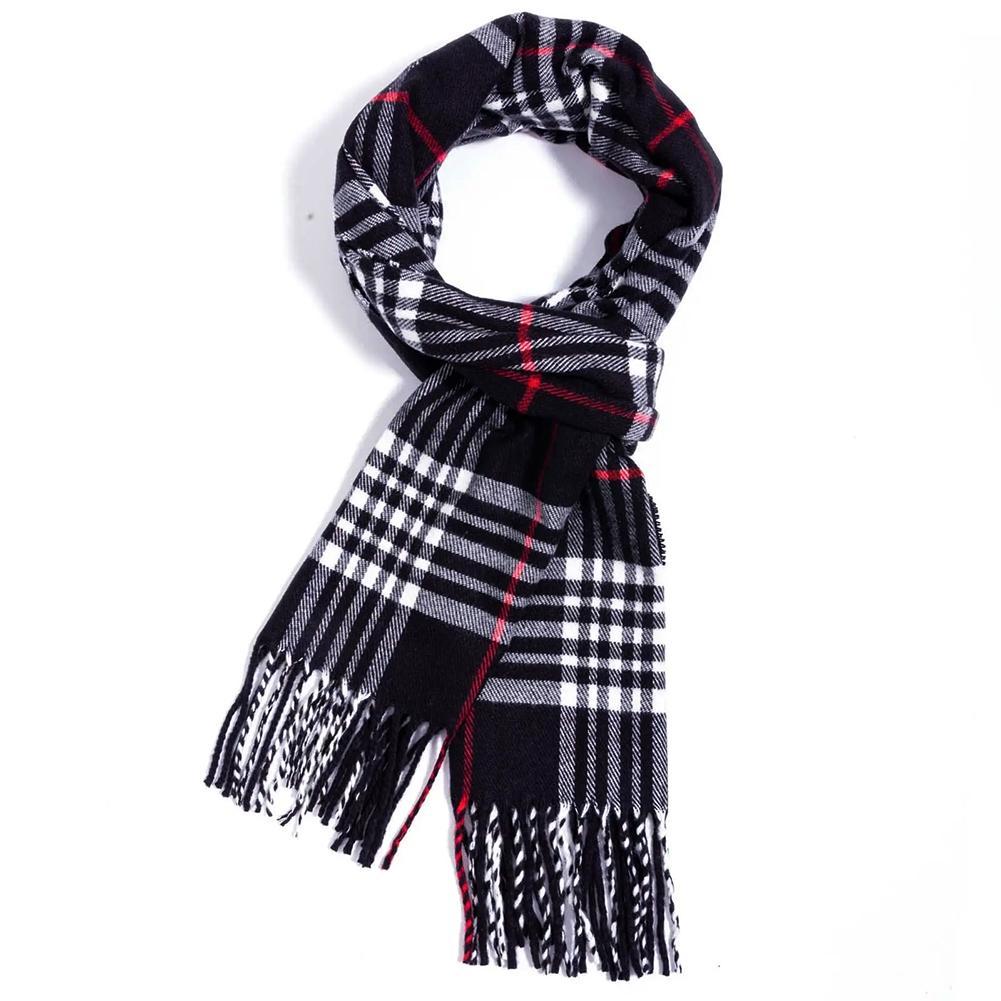 British Style Winter Scarves F - مراجعة Muffler Men Wool وسعره