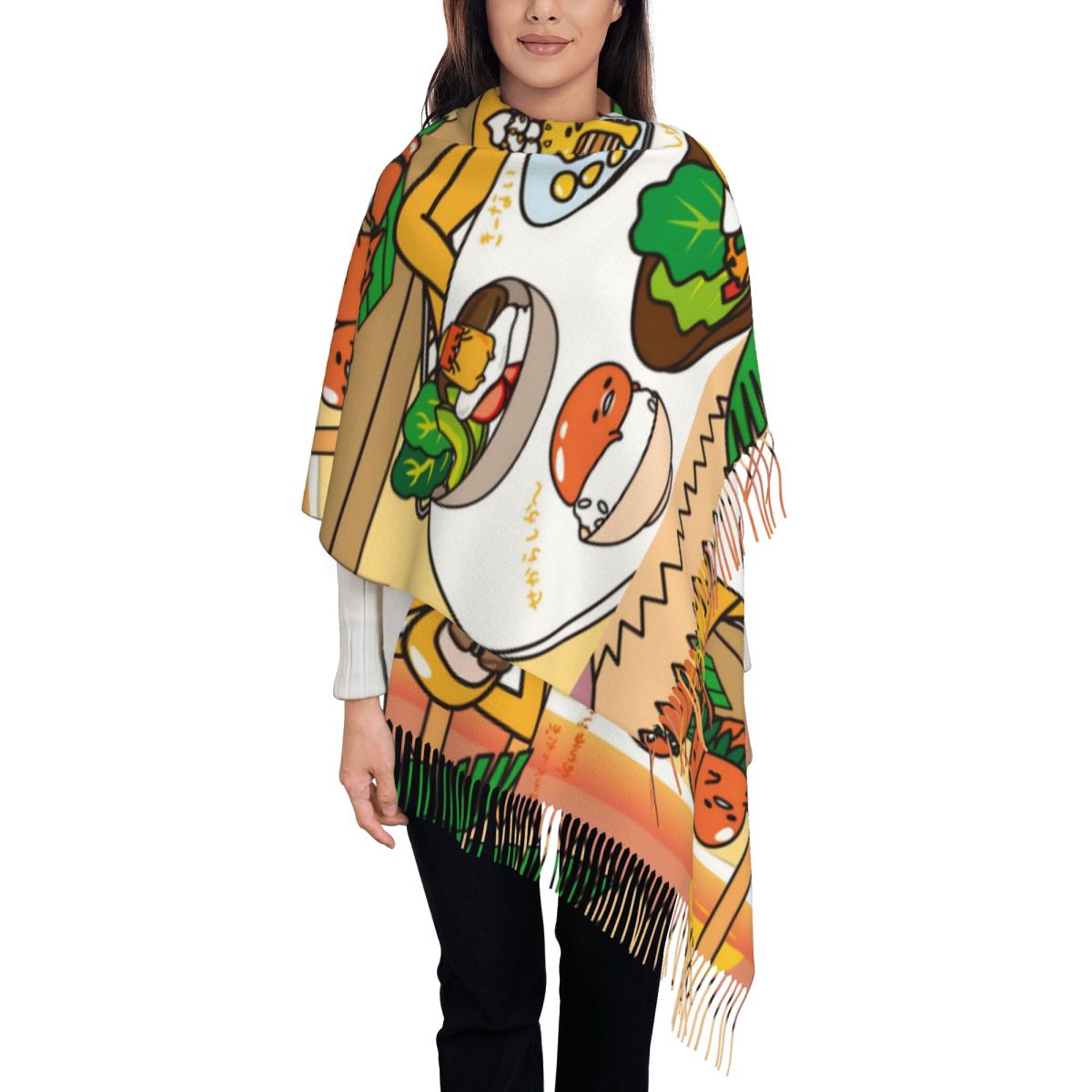 Women's Scarf with Tassel Gude - مراجعة Pashmina Wrap Large وسعره