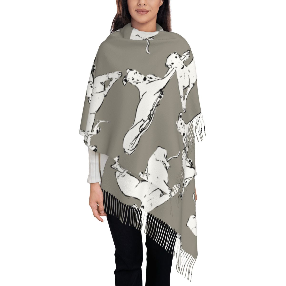 Relaxing Greyhound Whippet Sca - مراجعة Pashmina Wrap Large وسعره