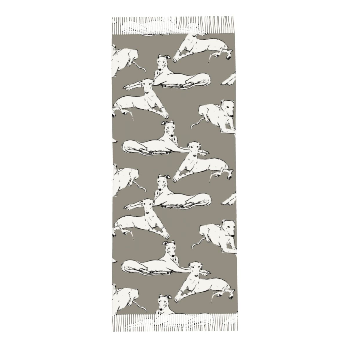 Relaxing Greyhound Whippet Sca - مراجعة Pashmina Wrap Large وسعره