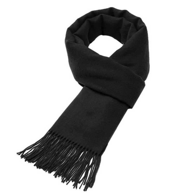 Autumn And Winter Solid Color  - مراجعة Muffler Men Wool وسعره