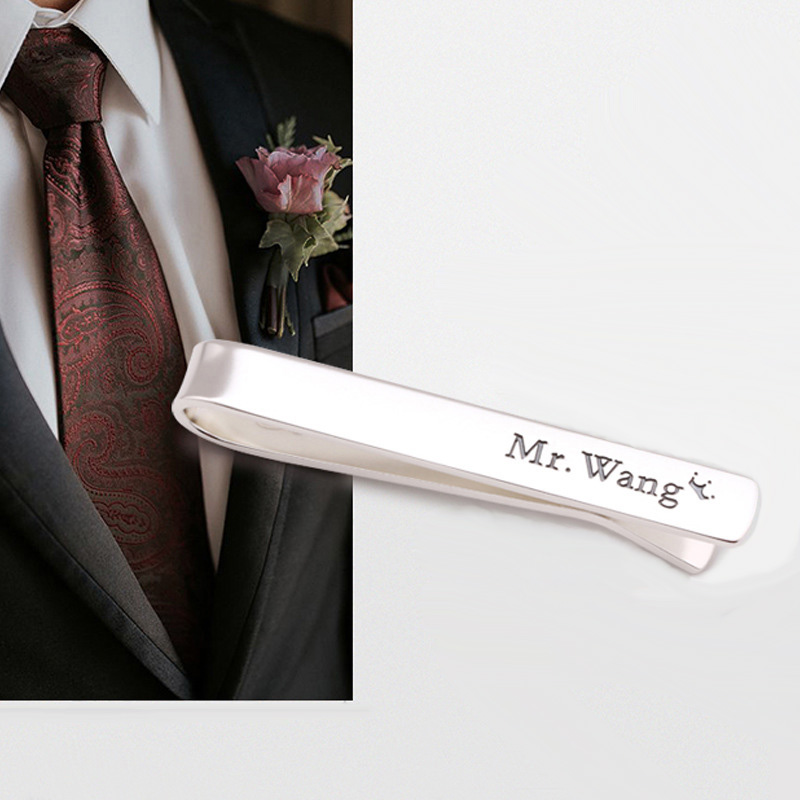 Amxiu Custom Name 925 Sterling - مراجعة Tie Clip Silver وسعره