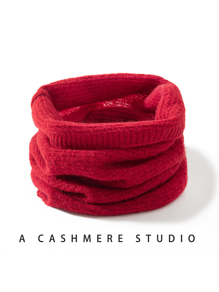 100% Pure Cashmere Waffle Knit - مراجعة Infinity Scarf Knit وسعره